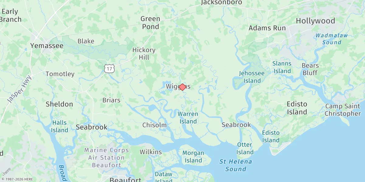 Map preview for Wiggins, Chehaw River