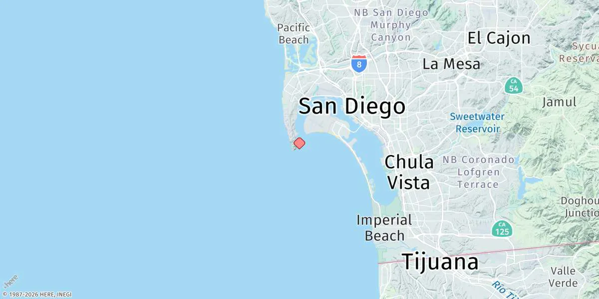 Map preview for Point Loma