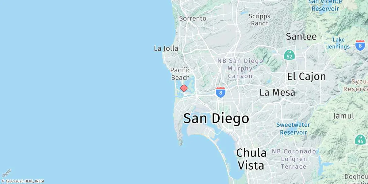 Map preview for Quivira Basin, Mission Bay