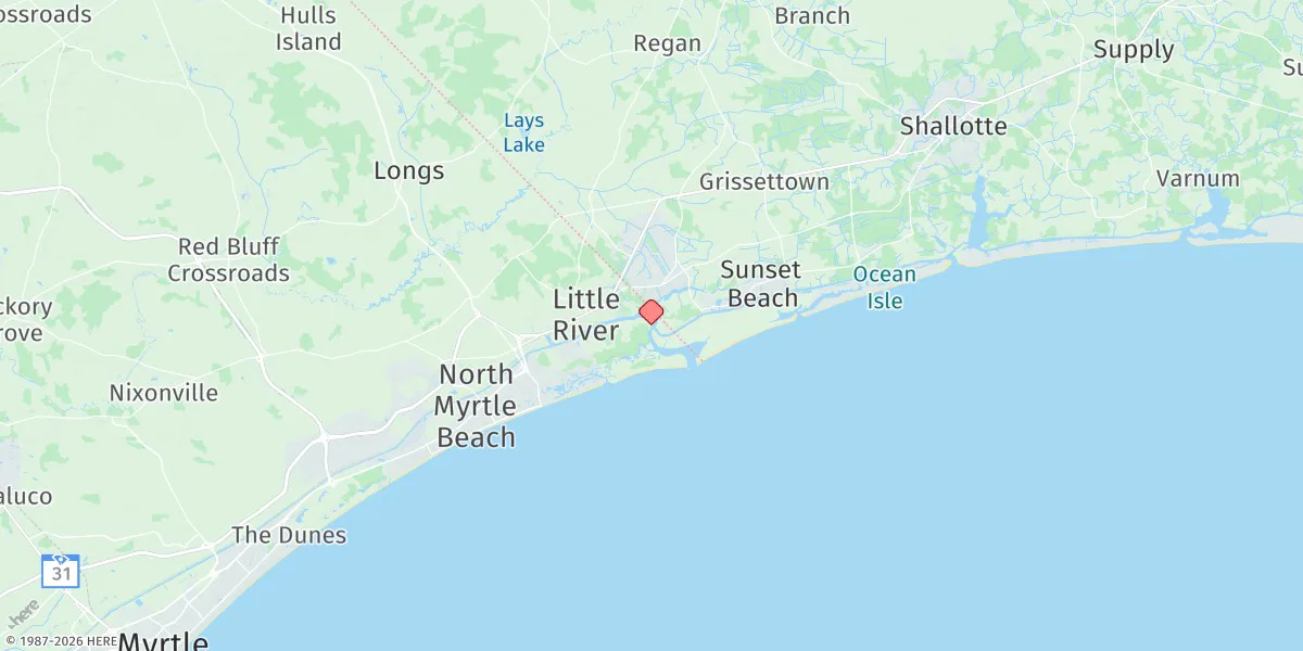 Map preview for Little River Neck, North End