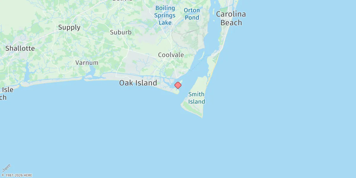 Map preview for Fort Caswell