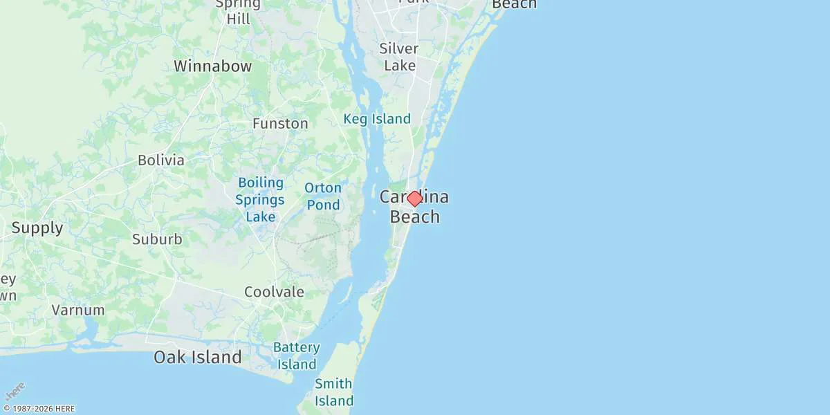 Map preview for Wilmington Beach