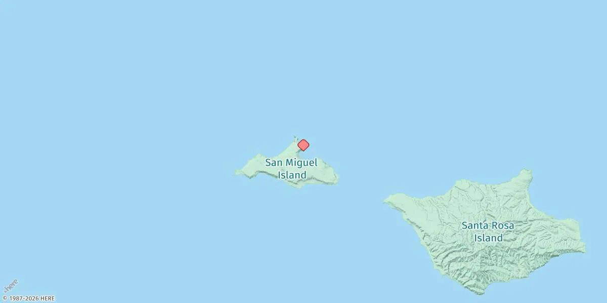 Map preview for Cuyler Harbor, San Miguel Island