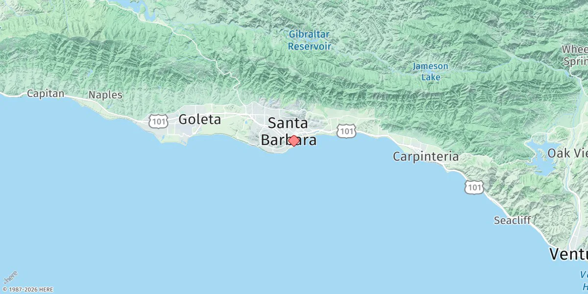 Map preview for Santa Barbara