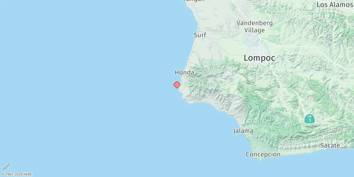 Map preview for Point Arguello