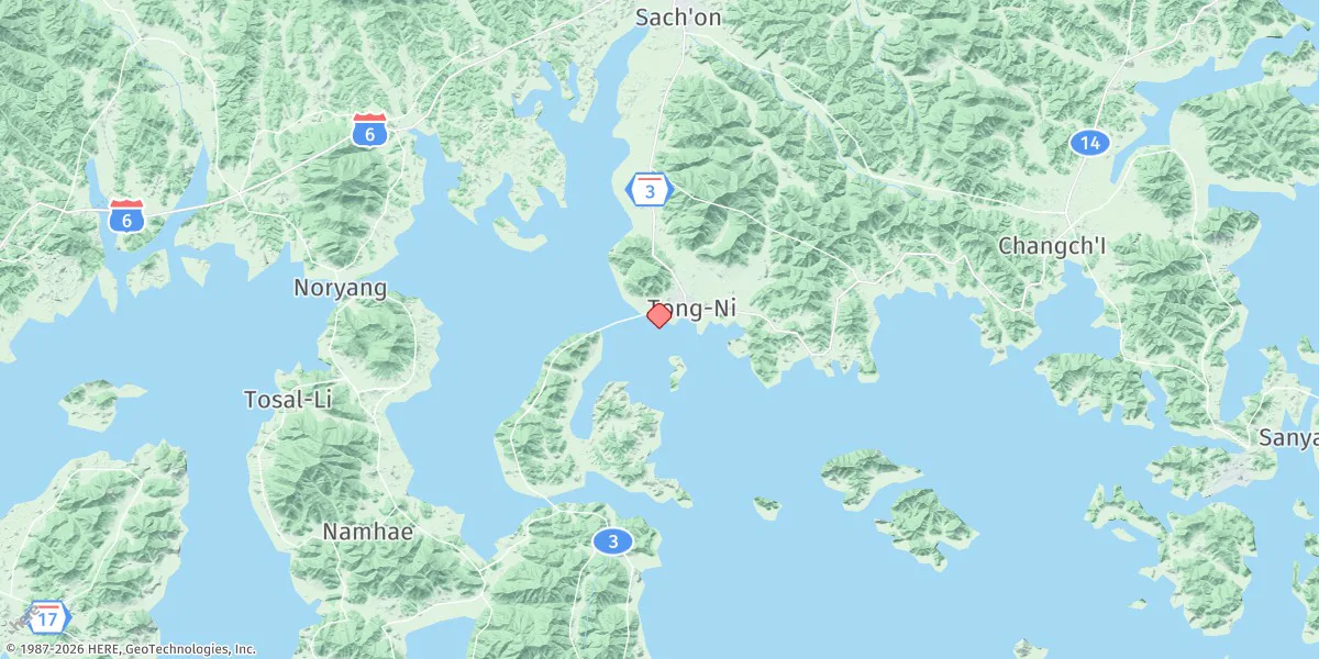 Map preview for Samcheonpo