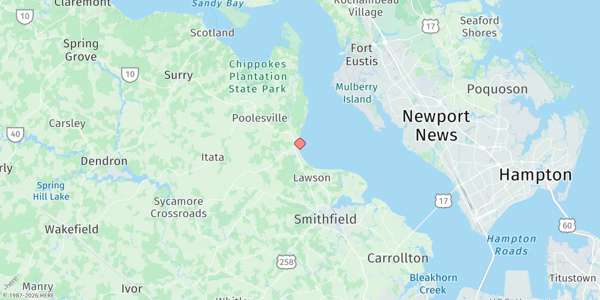 Map preview for Burwell Bay