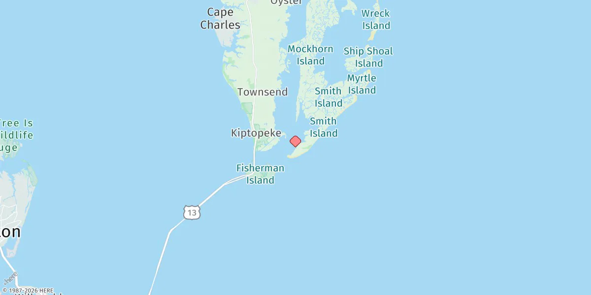 Map preview for Smith Island (Coast Guard Station)