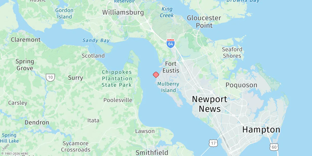 Map preview for Fort Eustis (Marad)