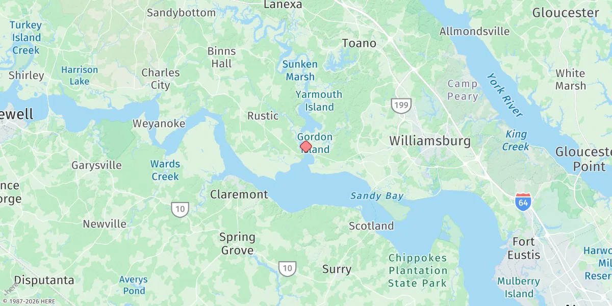 Map preview for Ferry Point (Bridge)
