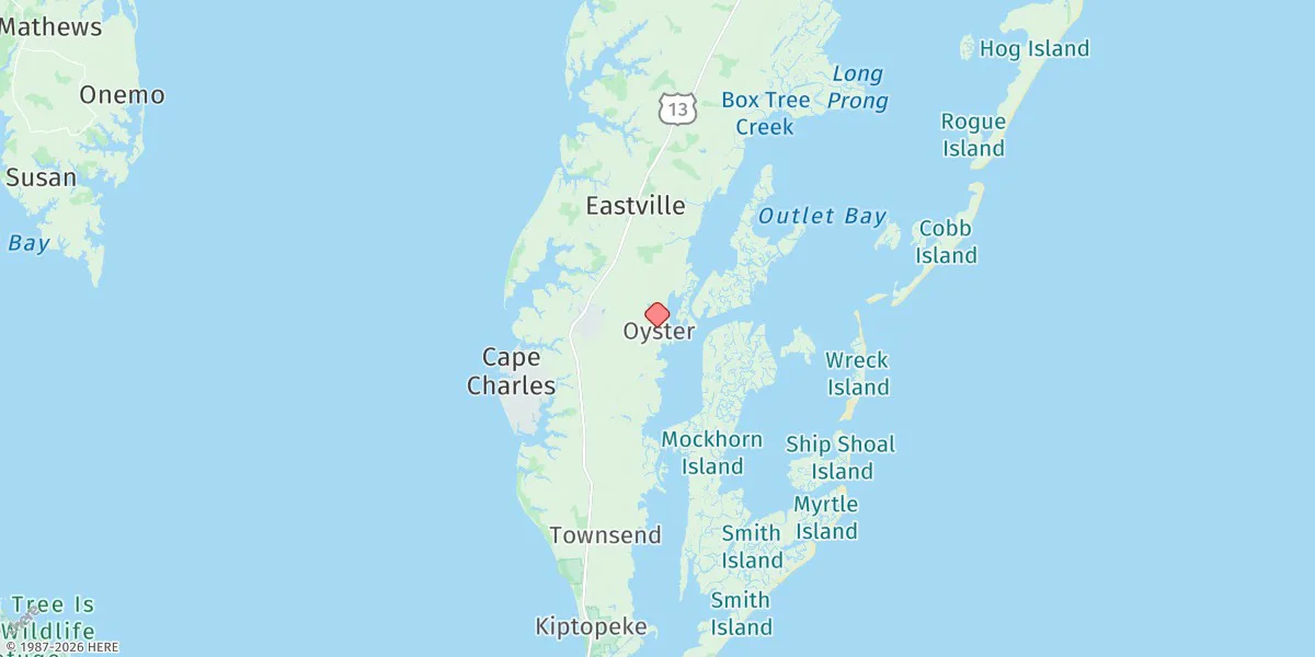 Map preview for Oyster Harbor