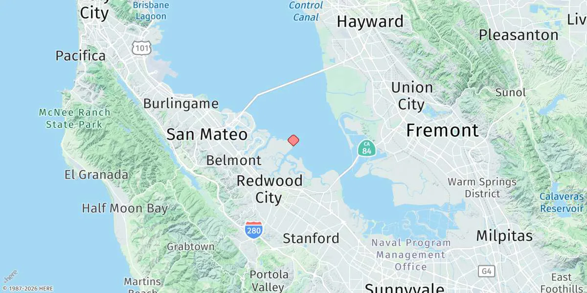 Map preview for Redwood Creek Marker 8
