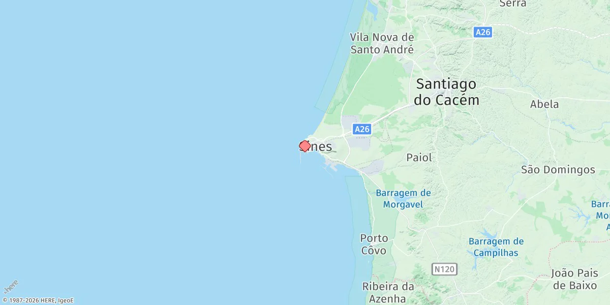 Map preview for Sines