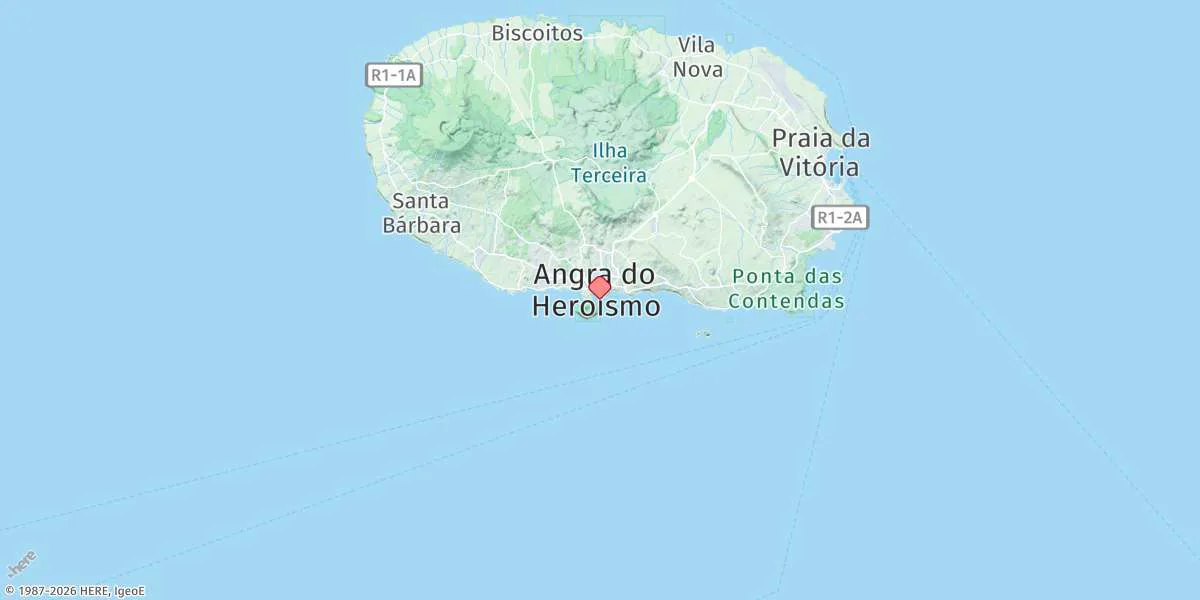 Map preview for Angra do Heroísmo