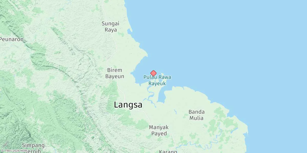 Map preview for Teluk Langsa