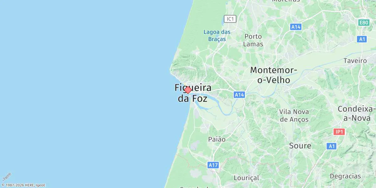Map preview for Figueira da Foz