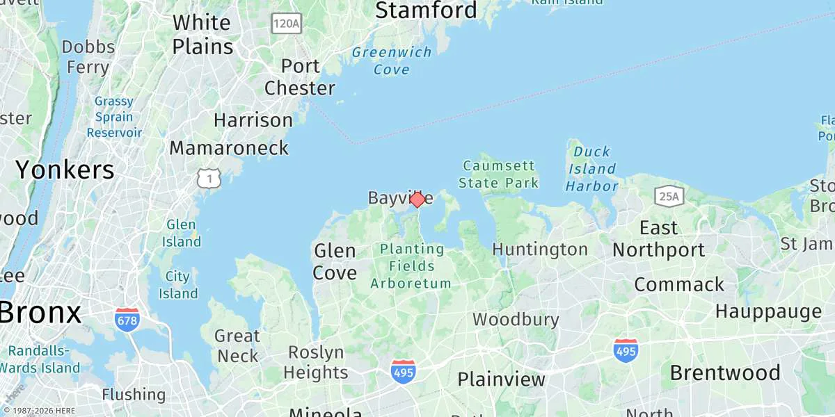 Map preview for Bayville Bridge