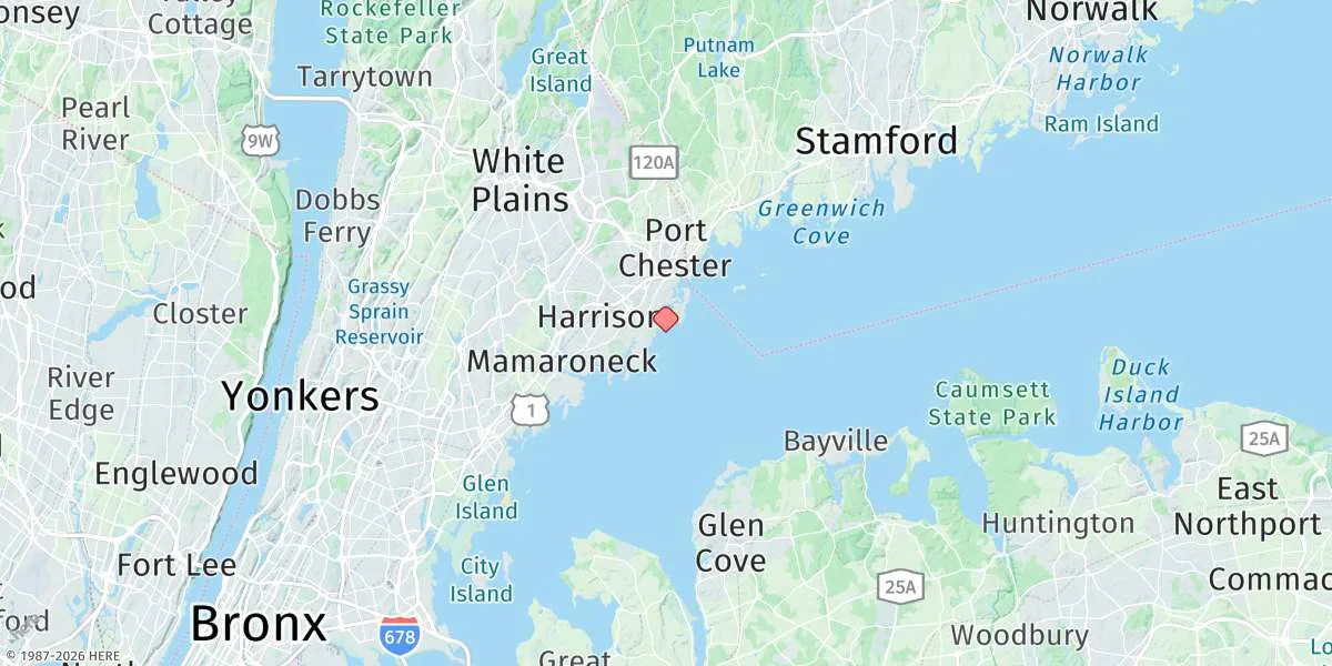 Map preview for Rye Beach