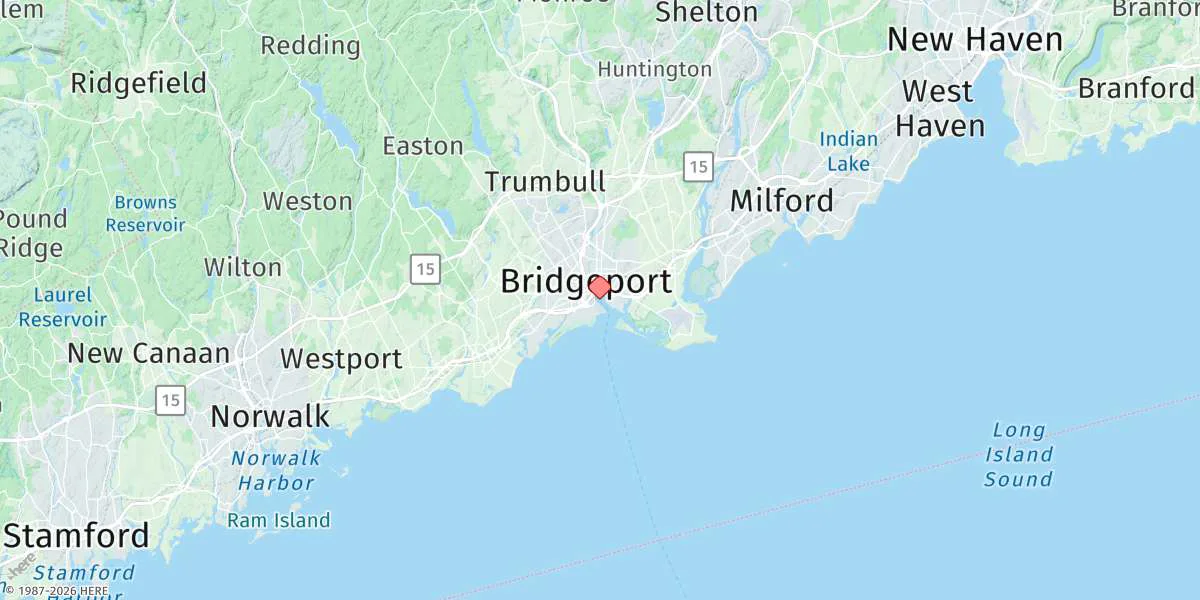 Map preview for Bridgeport