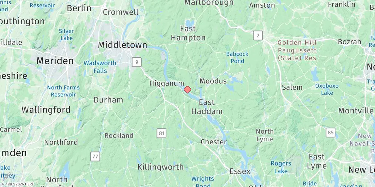 Map preview for Haddam