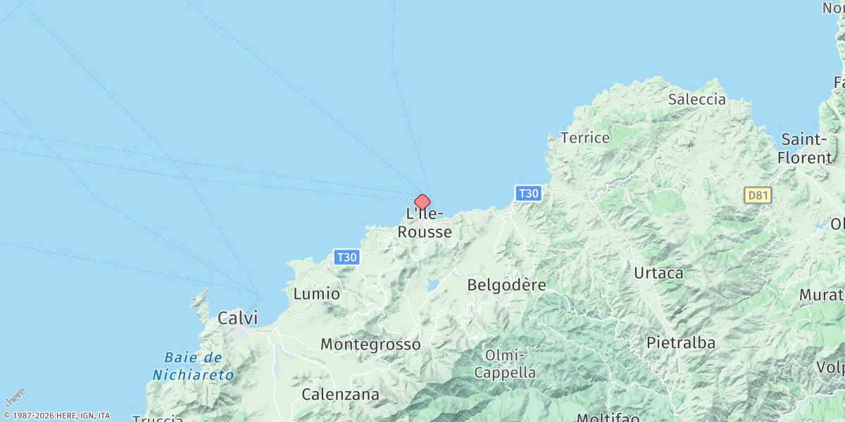 Map preview for Ile Rousse