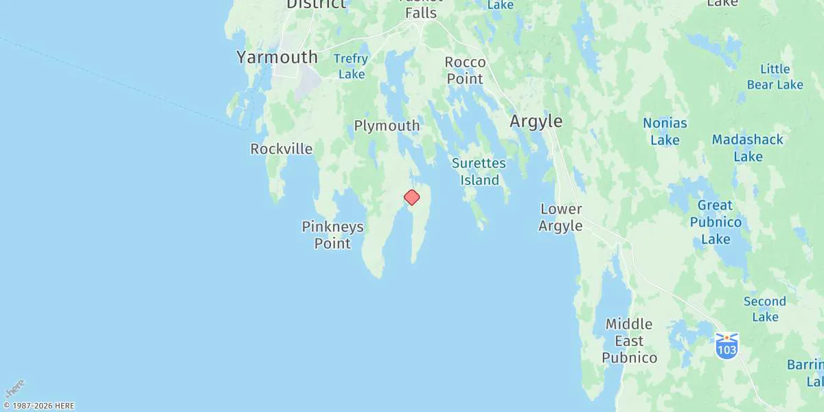 Map preview for Lower Wedgeport