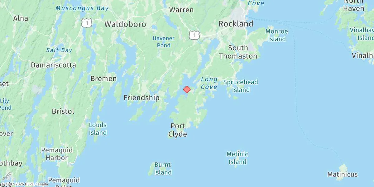 Map preview for Otis Cove