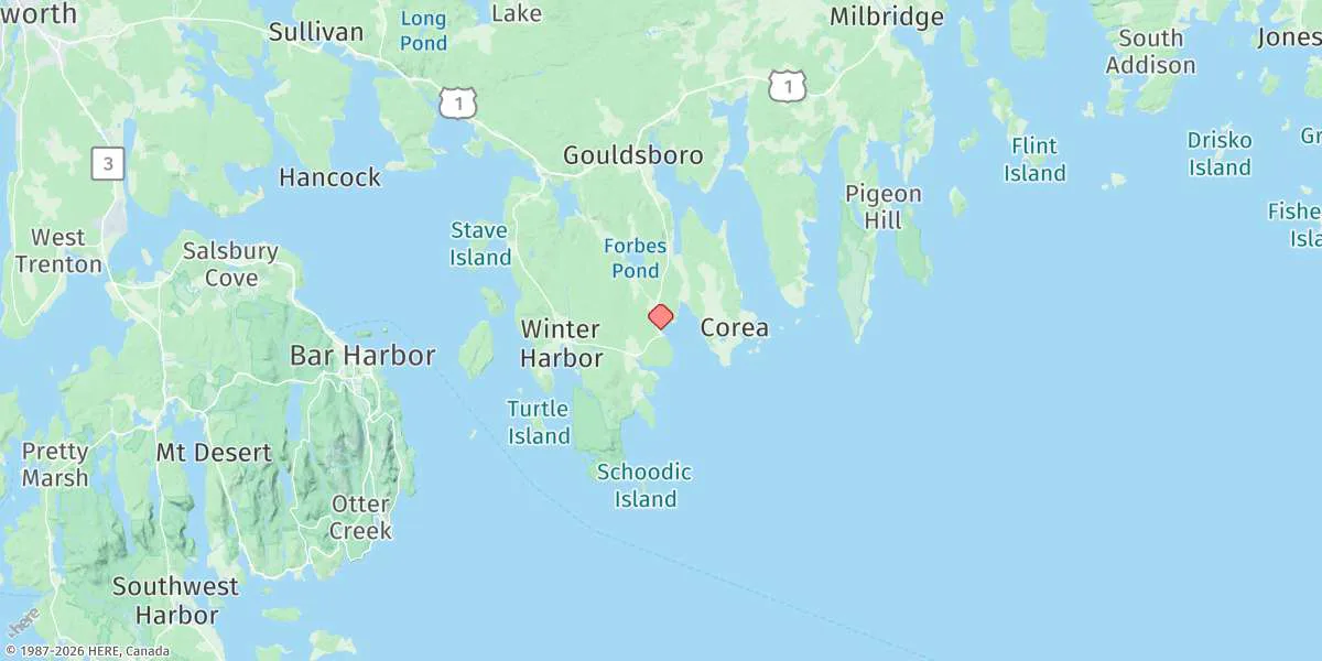 Map preview for Prospect Harbor