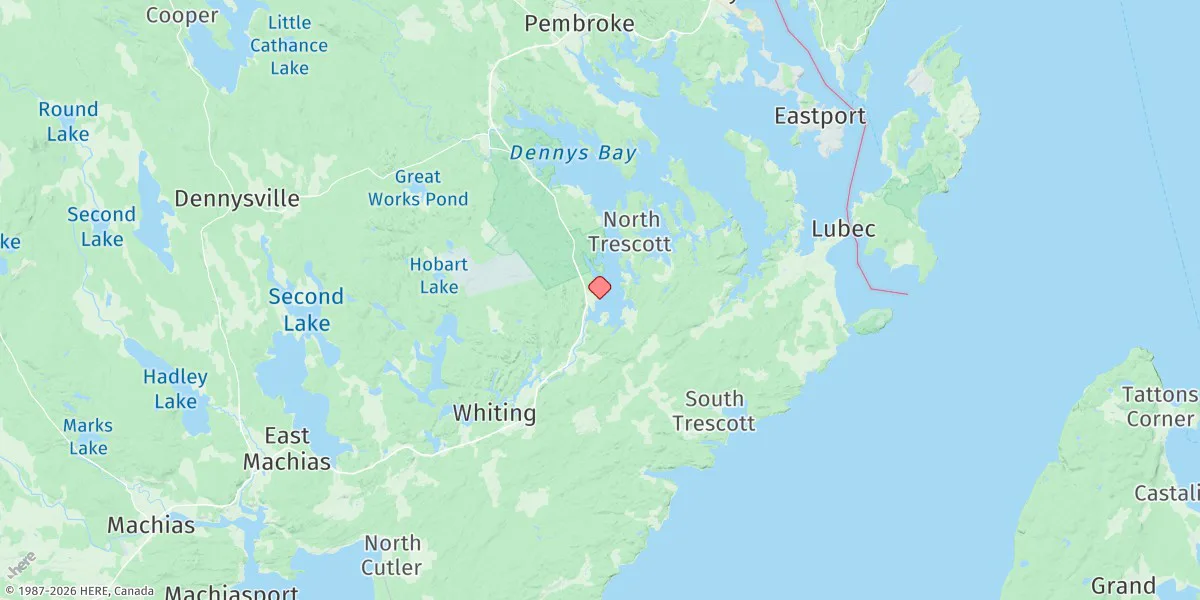 Map preview for Gravelly Point, Whiting Bay