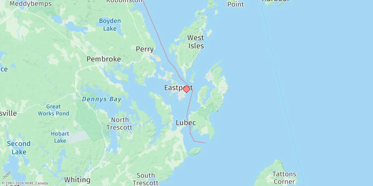 Map preview for Eastport