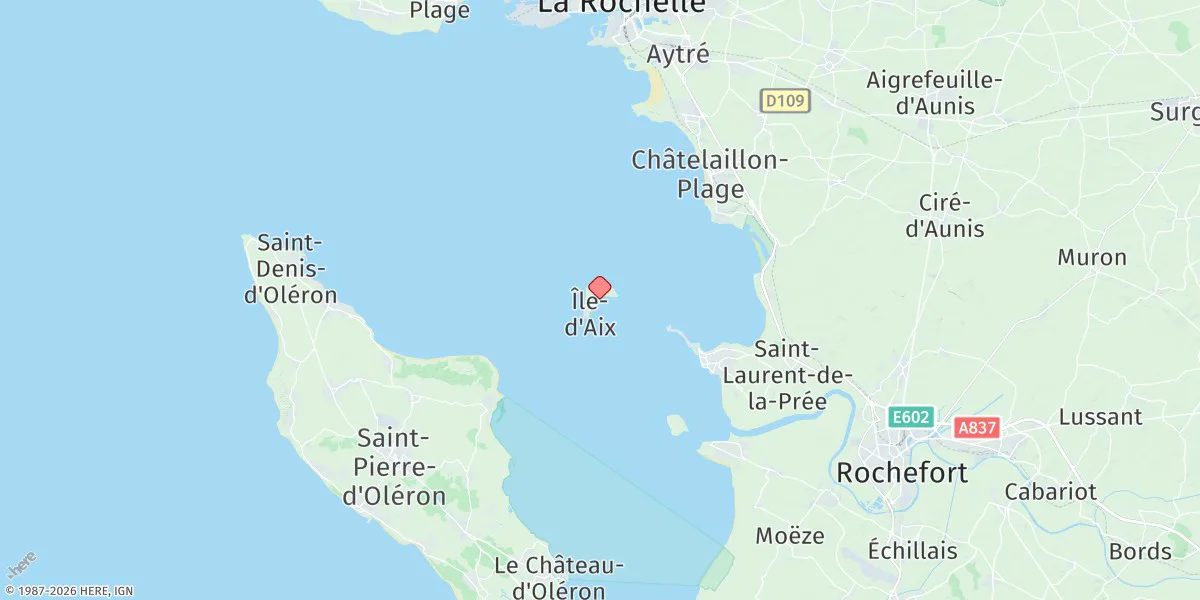 Map preview for Ile D'Aix