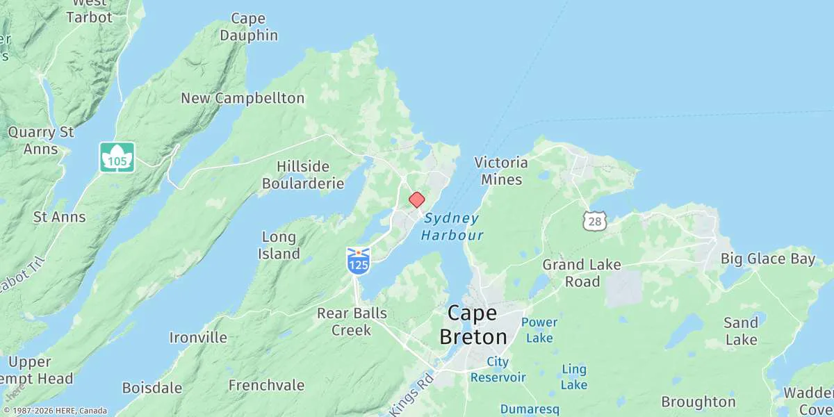 Map preview for North Sydney