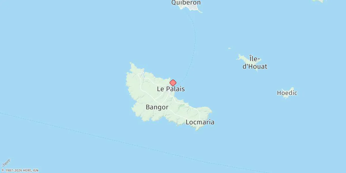 Map preview for Le Palais