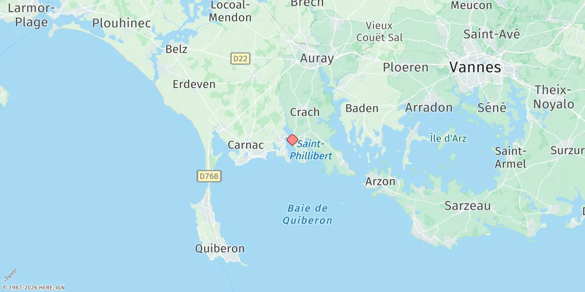 Map preview for La Trinite-sur-mer