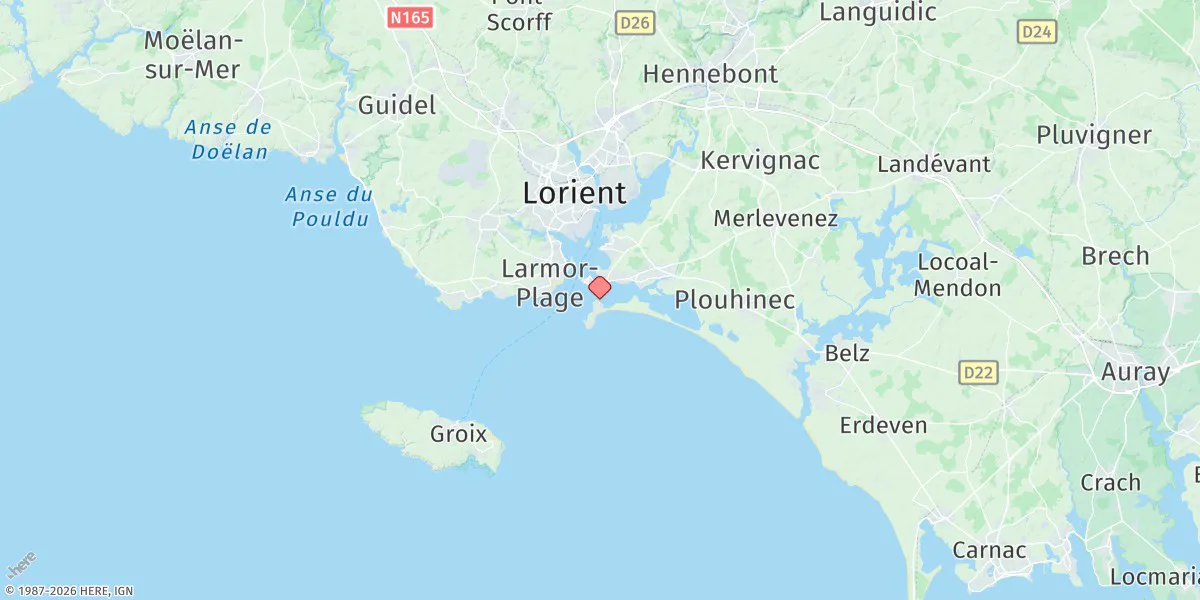 Map preview for Port Louis (Locmalo)