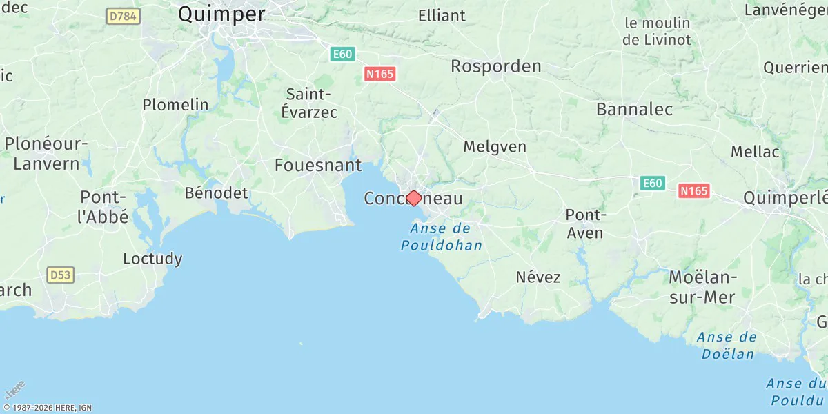 Map preview for Concarneau