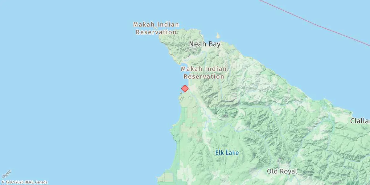Map preview for Makah Bay