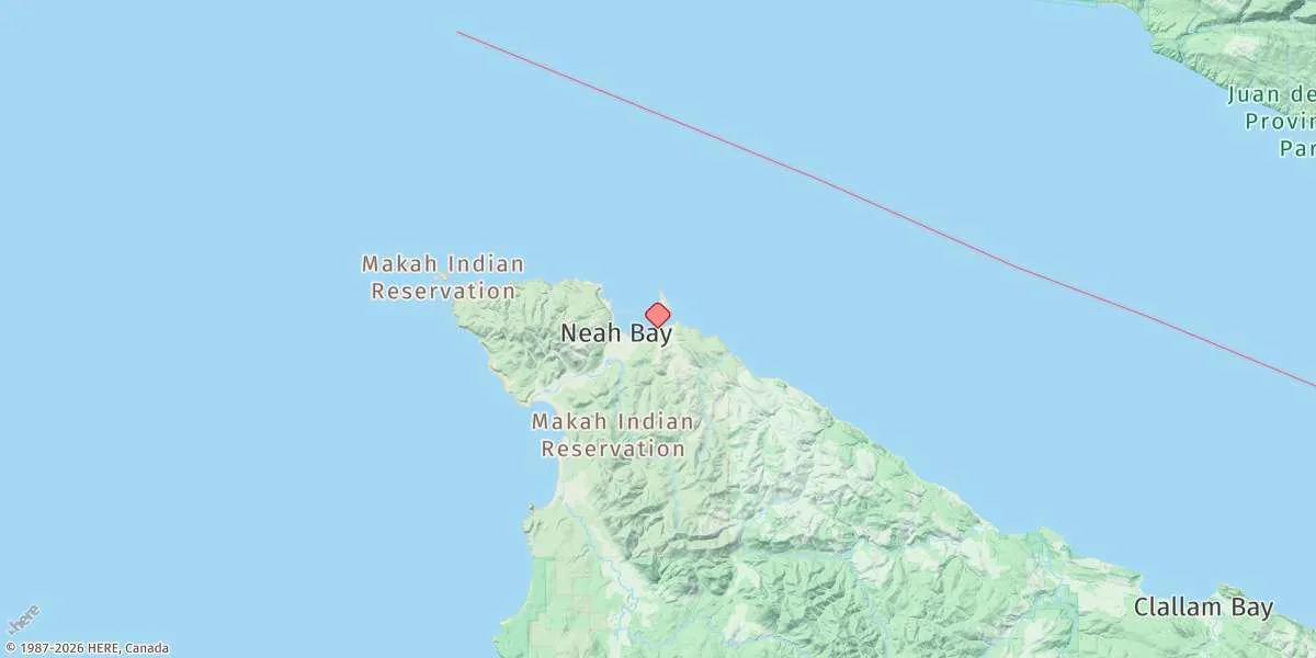 Map preview for Neah Bay