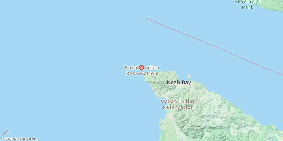 Map preview for Tatoosh Island, Cape Flattery