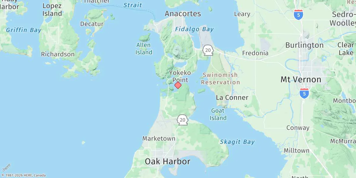 Map preview for Cornet Bay, Deception Pass