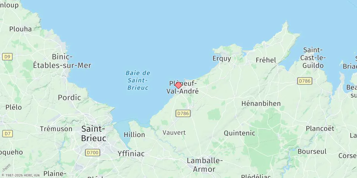 Map preview for Dahouet