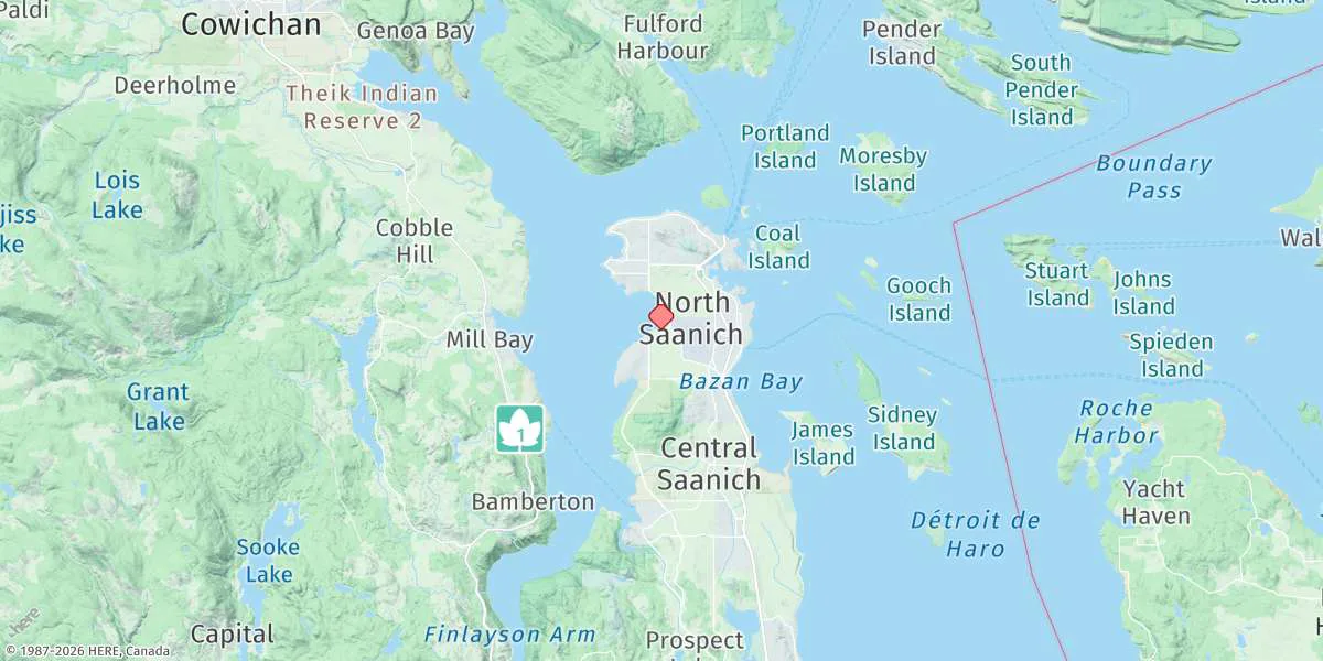 Map preview for Patricia Bay