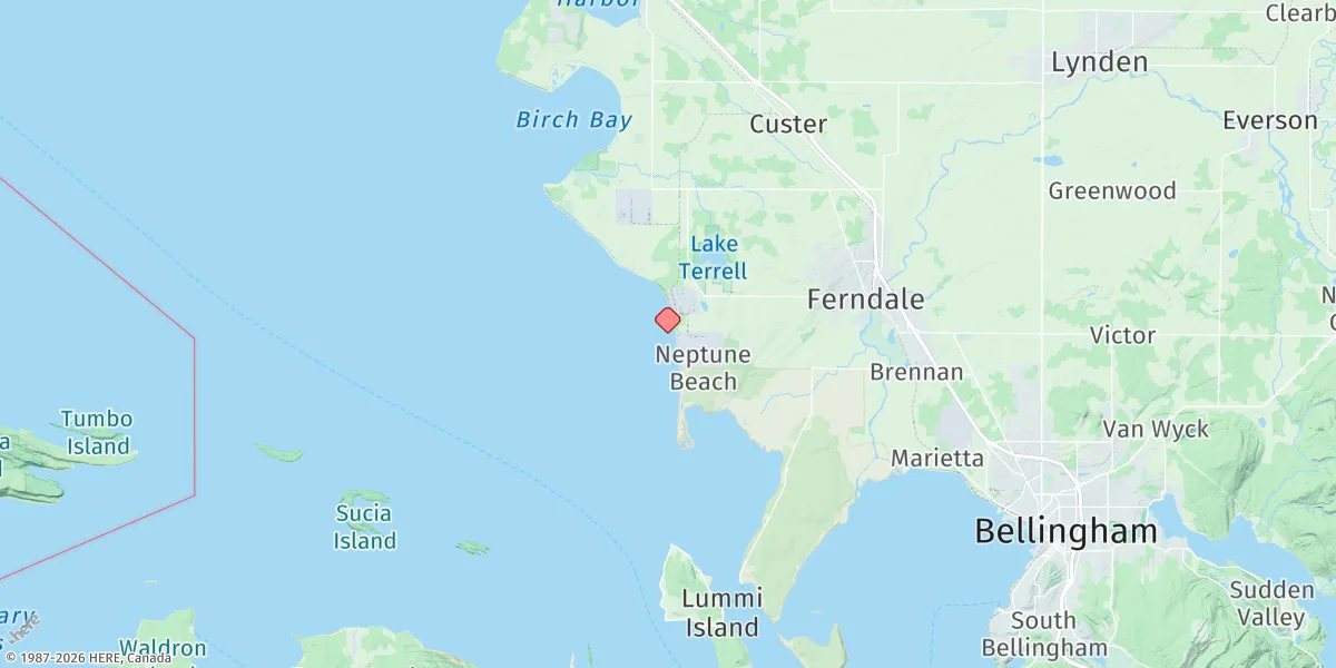 Map preview for Ferndale