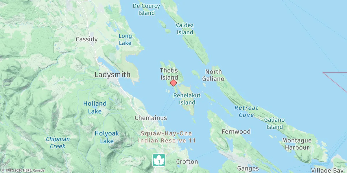 Map preview for Preedy Harbour