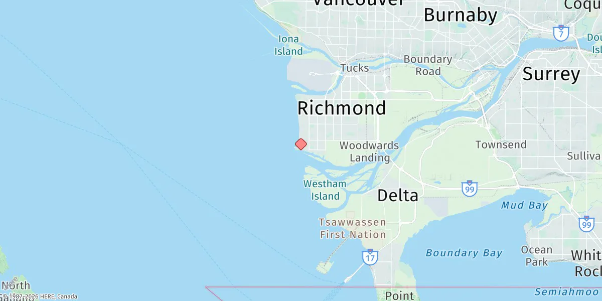 Map preview for Steveston