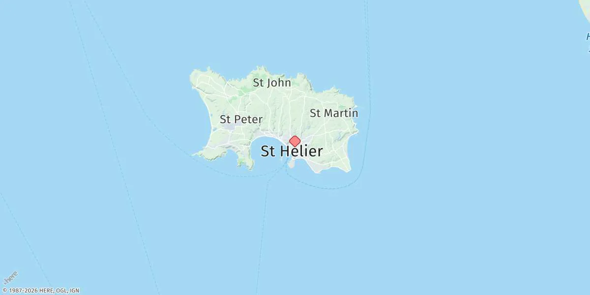 Map preview for St. Helier