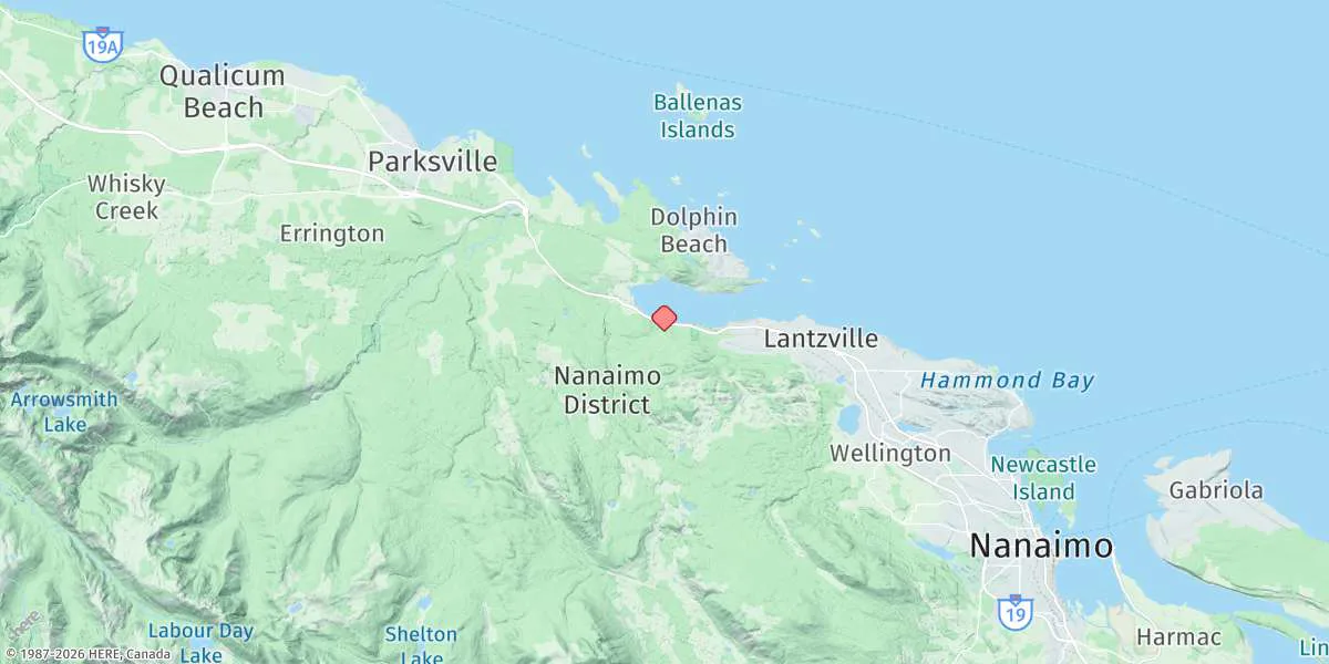 Map preview for Nanoose Bay