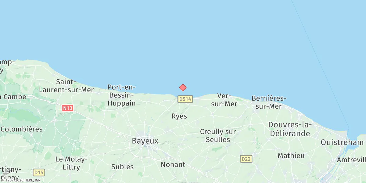 Map preview for Arromanches
