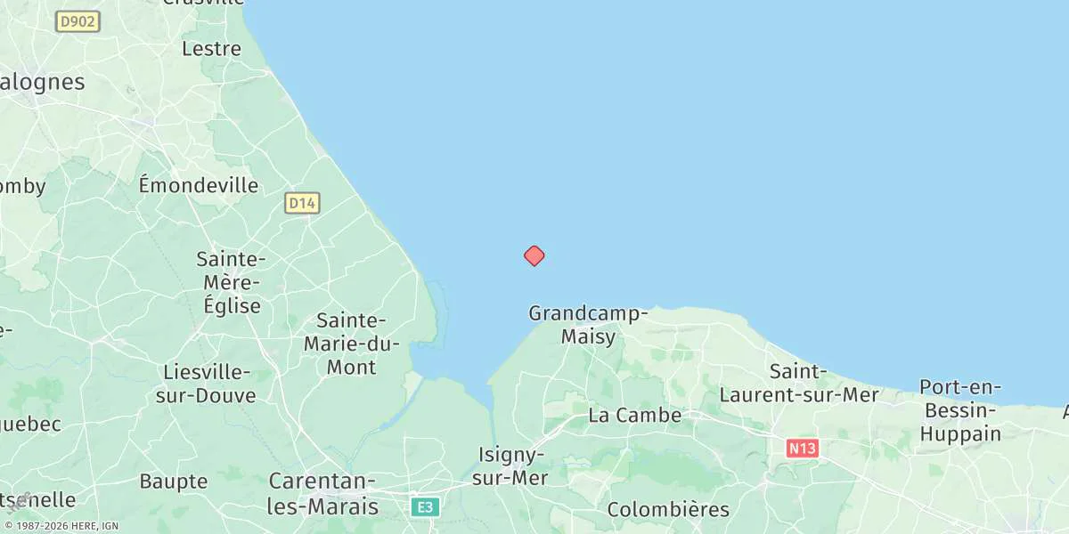 Map preview for Rade De La Capelle