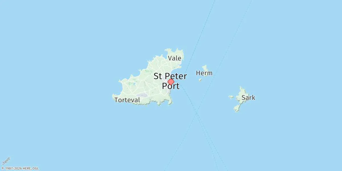 Map preview for St Peter Port